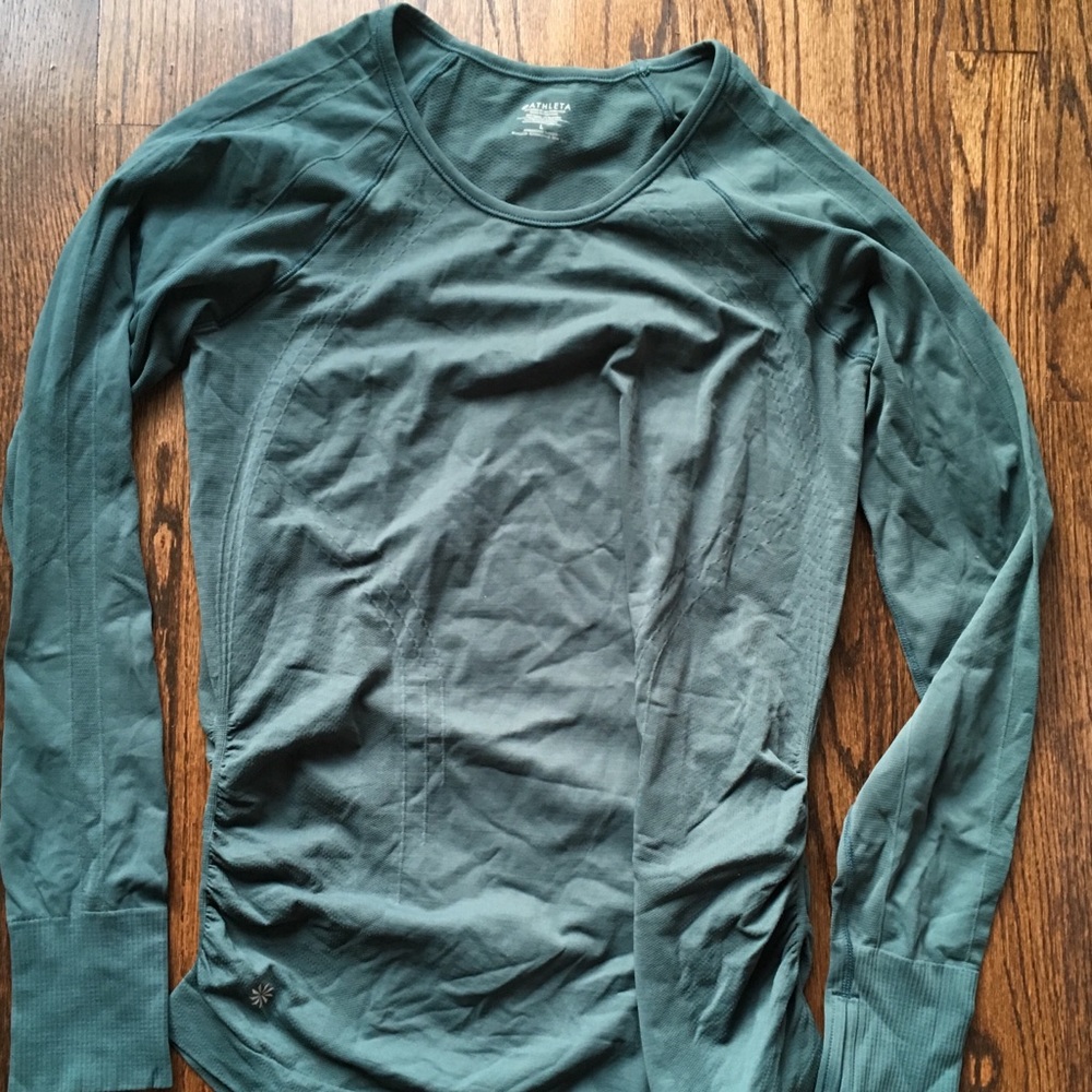 Athleta fastest track long sleeved top